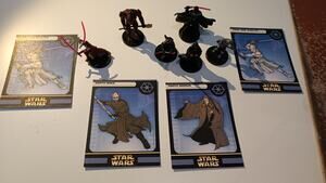 Star Wars Miniatures – Sith Lords & Dark Side Lot (WotC) Maul, Sidous, Vader